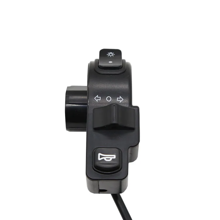 Электрический мотоцикл велосипед 3-в-1 переключатель Рог третьей передачи Промежуточного рулевой переключатель в сборе