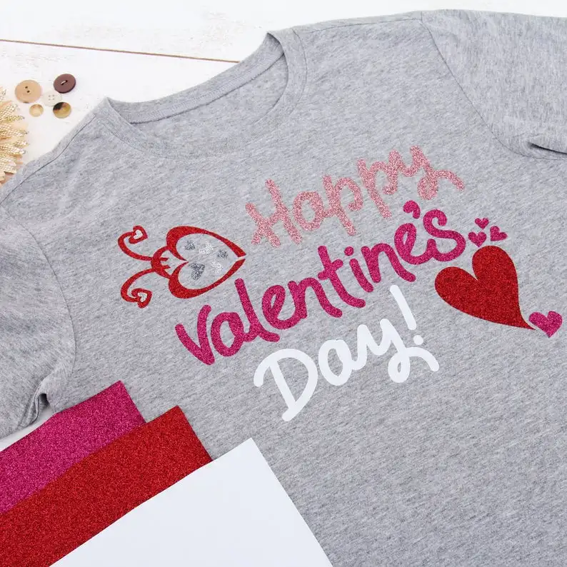 glitter logo T shirt