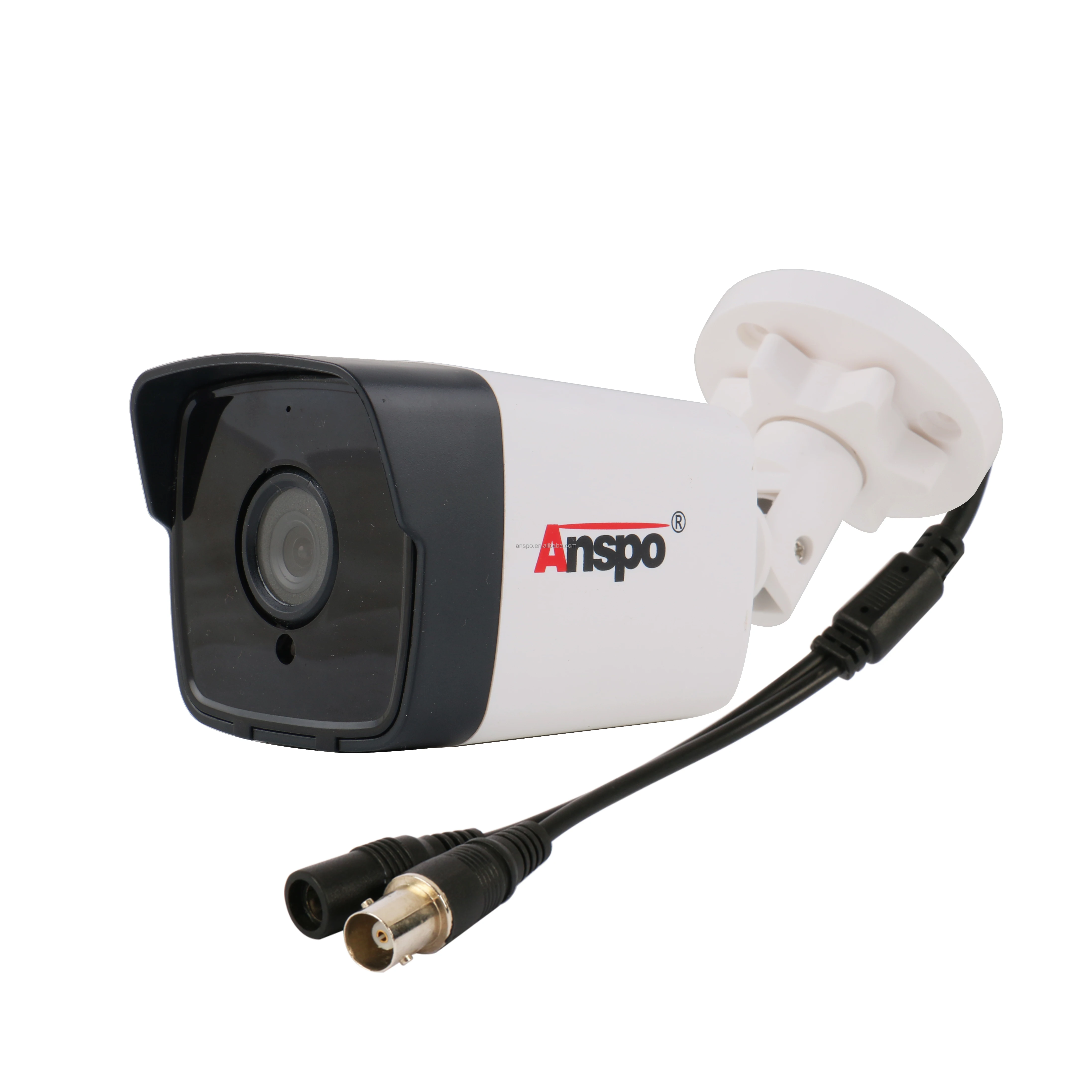 Anspo 2MP AHD Analog CCTV Security Bullet Camera IP66 Outdoor Waterproof AHD CVI TIV 1080P 5MP BNC Camera System