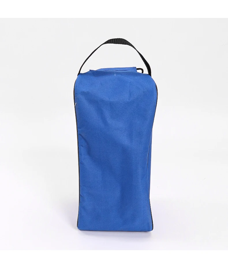 Wholesale Waterproof Double Blue Golf Shoe Tote Bag High Quality Zipper Shoe Storage Bag For