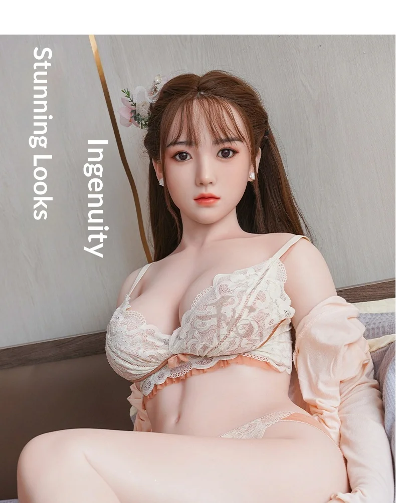 Full-body Real Solid Silicone Male Masturbator Doll Leah Model 100-168cm with Head Manual Control - Image 10