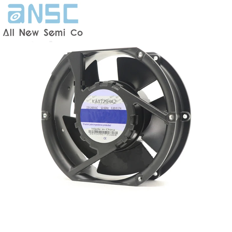 Original Axial flow fan KA1725HA2-S 220V 0.2A Waterproof cabinet industrial fan