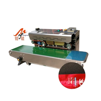 Sealing machine china professional factory supply Polybag Film PP Plastic Bag Ink Wheel Printing Food Heat Band sealer