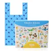 100 bag with handle blue