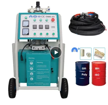 Низкая цена CNMC-A25 Электрический полиуретановый полимочевинный распылитель с закрытыми ячейками пенополиуретановый пеноизоляционный аппарат