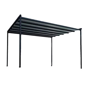 Waterproof PVC Folding Retractable Motorized Patio Canopy Pergola with Shade Gazebo & Pavilion Roof Awning for Outdoor Patios