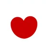 Grande a forma di cuore 52*42mm