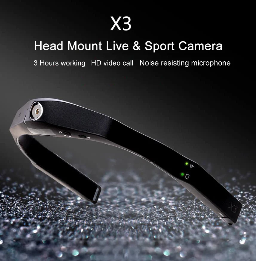 Drift Ghost Innovation X3 Headmounted Action Sports Cameras Cam Hands