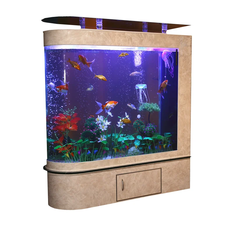 卸売カスタマイズ大型新ガラス75ガロン魚タンクファイバー水槽