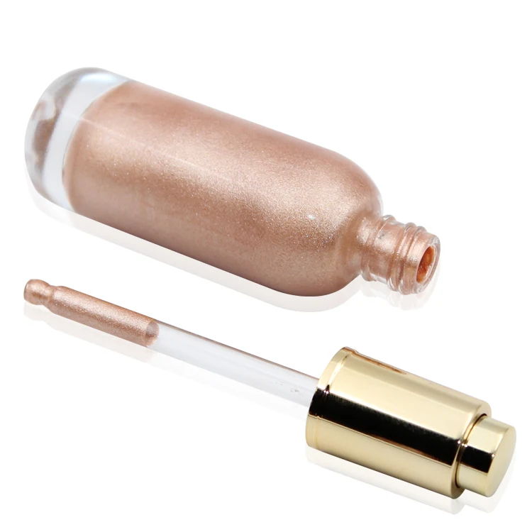Лидер продаж, флакон с капельницей, индивидуальный Хайлайтер для тела, простой в использовании, жидкий, Осветляющий, мерцающий Хайлайтер для лица
