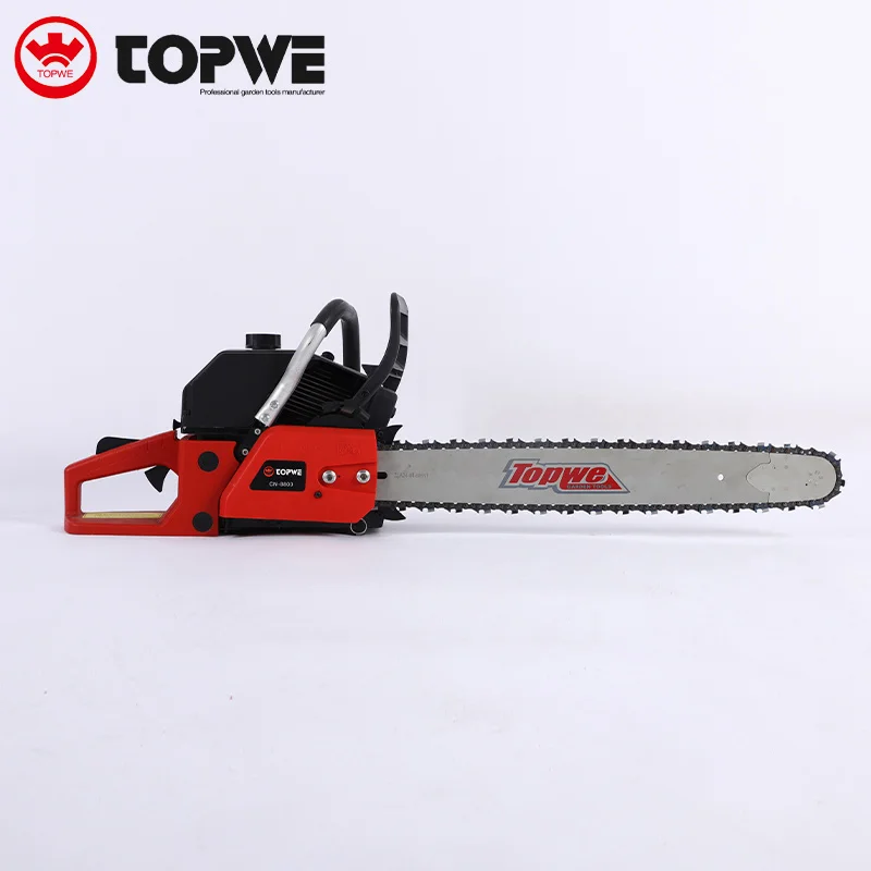 TOPWE Most Popular Tree Cutting Machine 82cc Bar Chain Saw Wholesale Gasoline Chainsaw