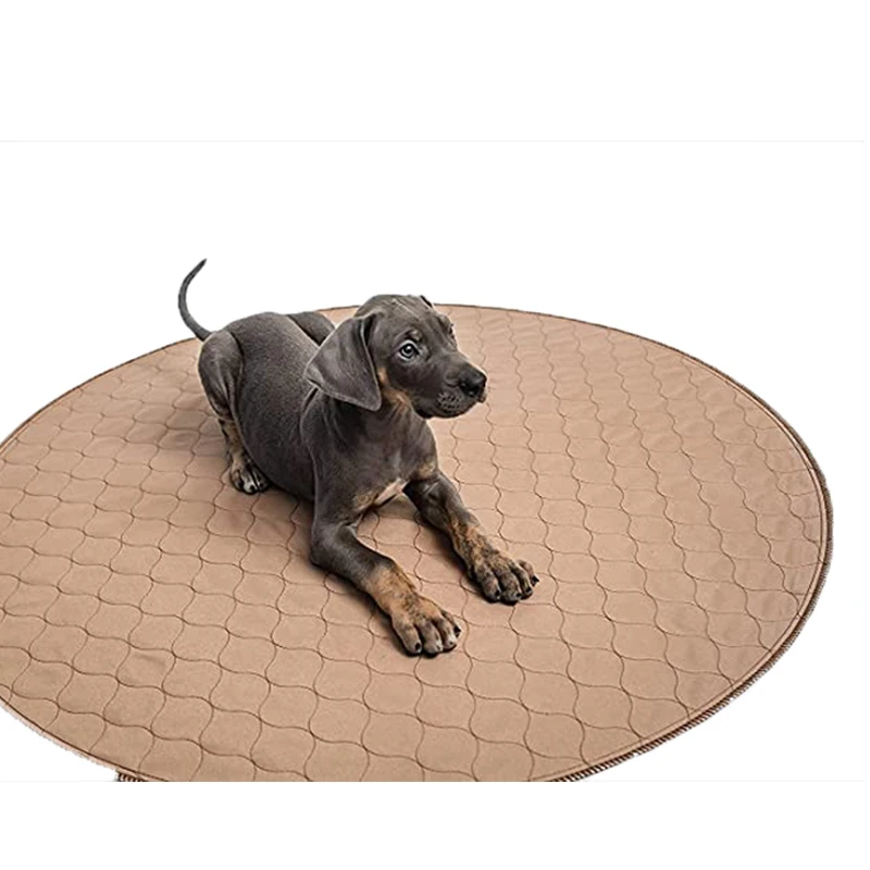 Round Shape 4-Layer Puppy Mat Training Dog Pet Pee Pads