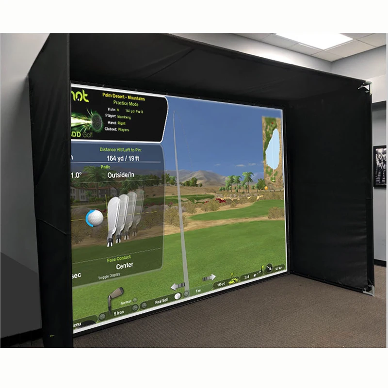 240x210x150cm Golf enclosure with simulation impact screen golf bay-666079