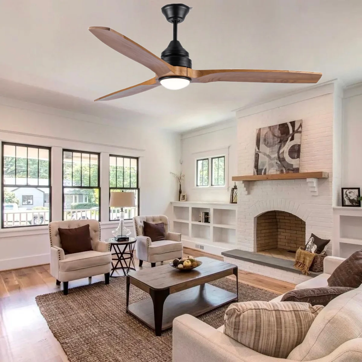 Ceiling Fan, ZS-56-23021BK, 56'' - detail 2