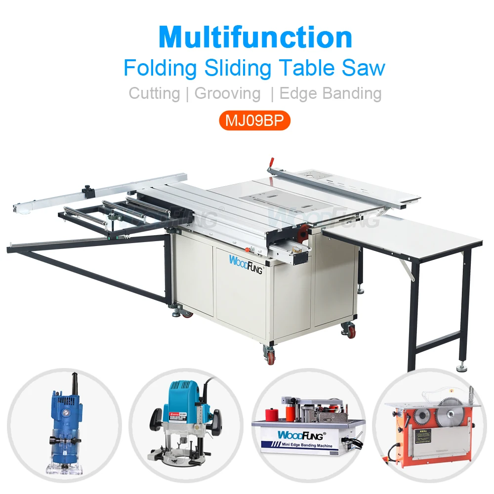 Small Type Slide Table Saw Dust Free Saw Machine