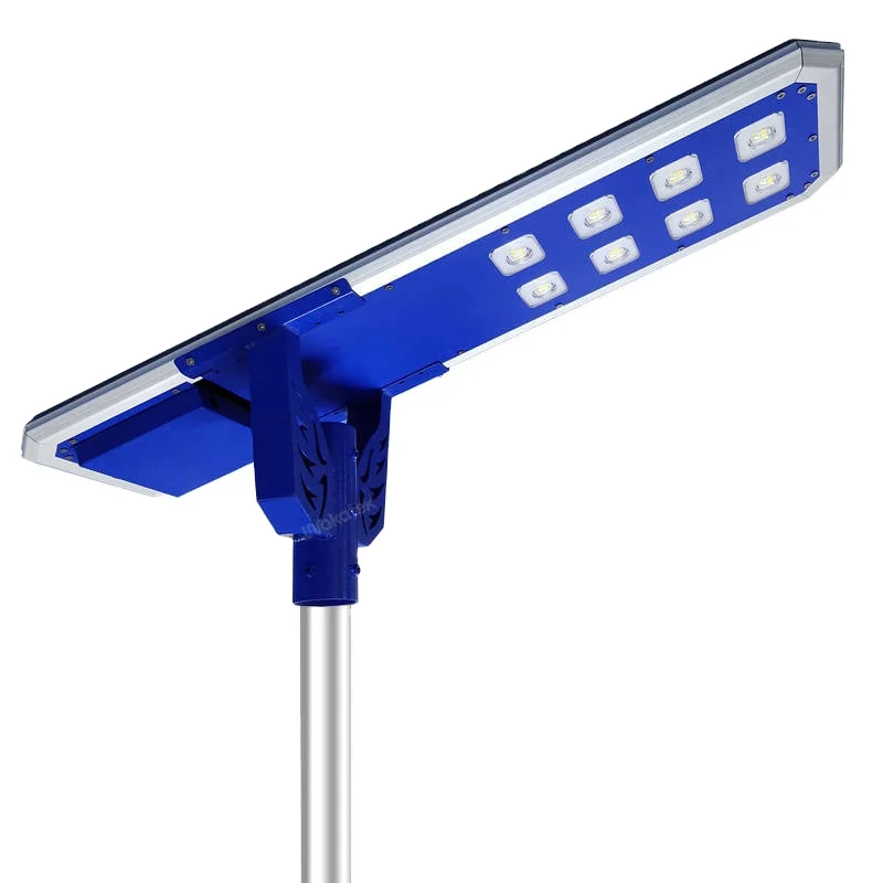 WAKATEK  60W All in One Solar Street Lights Guangdong Outdoor Energy Saving Waterproof Lights