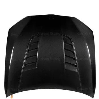 V Style Dry Carbon Fiber Front Hood Diffuser Body Parts Spoiler Forge for BMW 5 Series G30 F90 Front F90 M5 Hood
