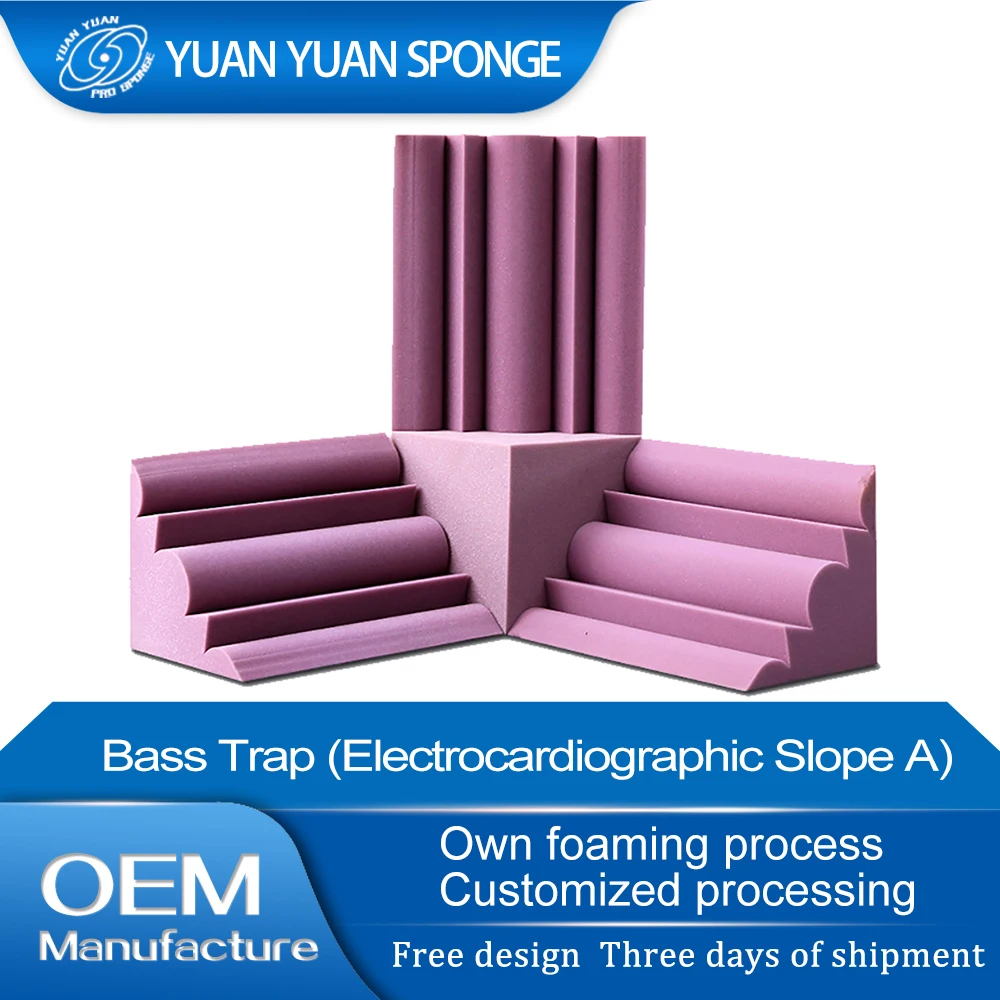 Wholesale Panel Bevel Acoustic Foam and Board Acoustic Foam Sound Absorption Bass Trap details