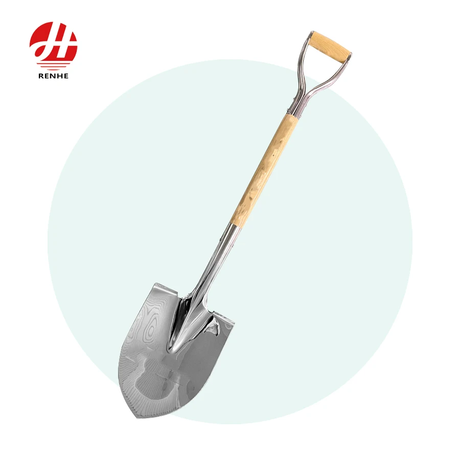 أدوات يدوية زراعية بالجملة مخصصة: مجرفة زراعية من الفولاذ المقاوم للصدأ للحديقة، مجرفة حديقة من الفولاذ المقاوم للصدأ مع مقبض خشبي