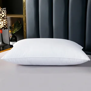 Hotel Bedding 300tc Rectangle Pillow-Premium Ergonomic Neck Support Pillow Insert 100% Cotton Down-Proof Fabric Air-permeable