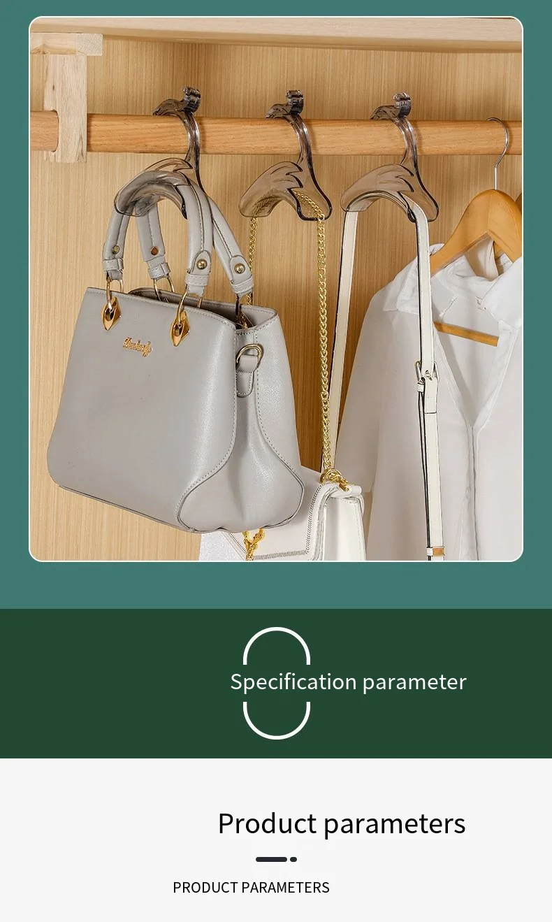 Light luxury bag hook Creative swan handbag hanger Home belt scarf rack wardrobe hanging bag storage rack manufacture