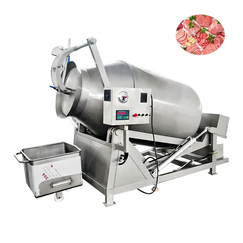 Automatic Marinating Marinator Salt Equipment 2000L Vacuum Machine 2500L Hydraulic Vacuum Tumbler for Meat Processing supplier