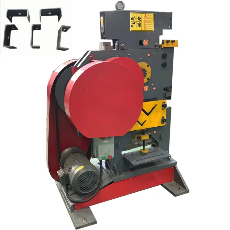 Multifunctional CNC Ironworker Machine Combined Cutting Punching Shearing with Hydraulic Power Source New and Used Condition