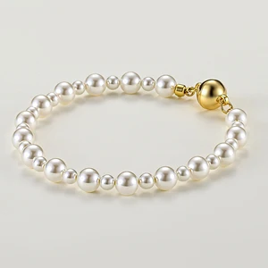 Muxcor Wholesale Factory Beaded Charm Copper Glass Beads Magnet Fashion Bracelets Vintage Style Classic