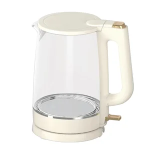 Kitchen Appliances Household Glass Electric Kettle 2L Water Heater Keep Warm Stainless Steel Heating Plate Boiling Water Kettle