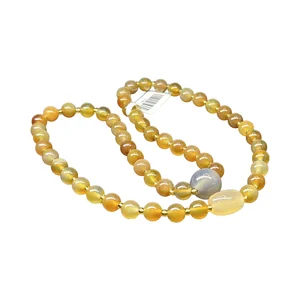 Handmade Fashion Agate Stone Meditation Mala Beads Energy Healing Yoga Bracelet Necklace Jewelry Natural Beaded Prayer Jewelry