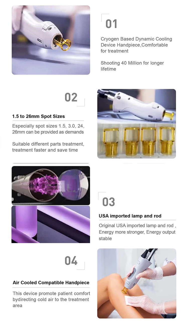 2023 Best Selling Best Vascular Removal Pigment Removal Alexandrite Lazer Hair Removal Alexandrite Laser 755nm Machine