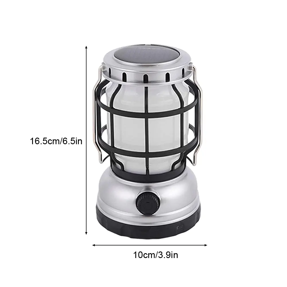 3-mode solar rechargeable led lantern flashlight with usb power bank Emergency & by Ready Hour (3,000 mAh) The COB LEDs are smaller 300 Lumen LED Rechargeable 3-in-1