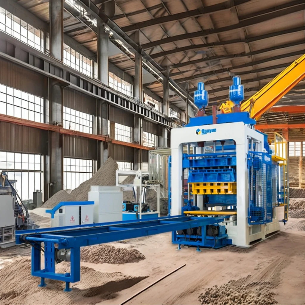 QT18-15 Block Making Machine Automatic for Cement Concrete Block  Plant with ISO 9001
