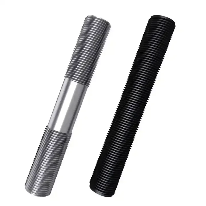 M10 Titanium Gr2 Gr5 Anodized Full and Partial Thread Stud Bolt DIN976 Double End DIN Stud Full Studs Type