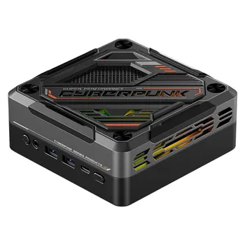 サイバーパンク MINI PC RGBライティング Cyberpunk Mini Gaming PC AMD Ryzen 7 8K NUC DDR5 32GB