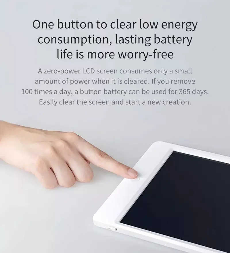 Xiaomi Mijia 10 inch Kids LCD HandWriting Small Blackboard Writing Tablet with Pen Digital Drawing Electronic Imagine Pad