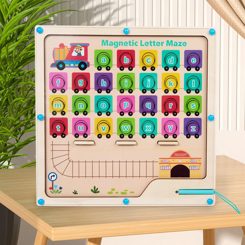 Pt Trending Products Alphabet Letter Maze,Montessori Toys For