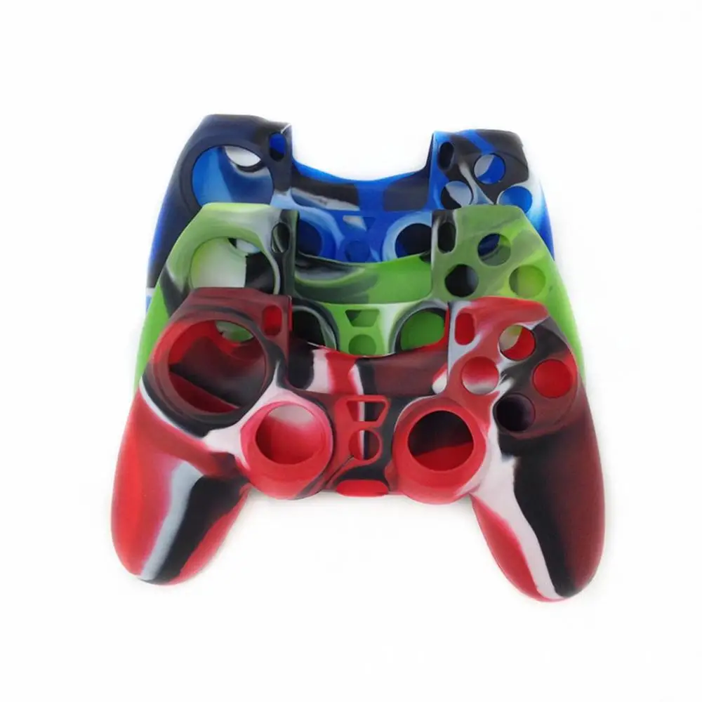 Silicone Camouflage Cover Skin Gaming Protective Thumb Grips Joystick Rubber Video Game Console Controller Shell For Ps4 Buy Silicone Case For Ps4 Controller Protector For Ps4 Controller Camouflage Silicone Skin Cover For Ps4