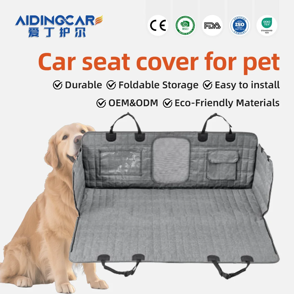 Wholesale Waterproof Durable Scratch Proof Nonslip Pet Back Seat Cover - product detail 1