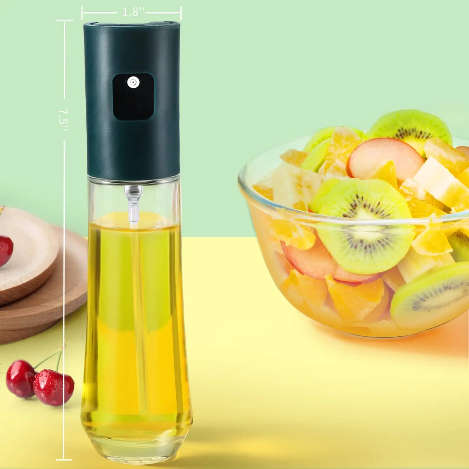 Стеклянный распылитель масла для приготовления пищи бутылка-распылитель