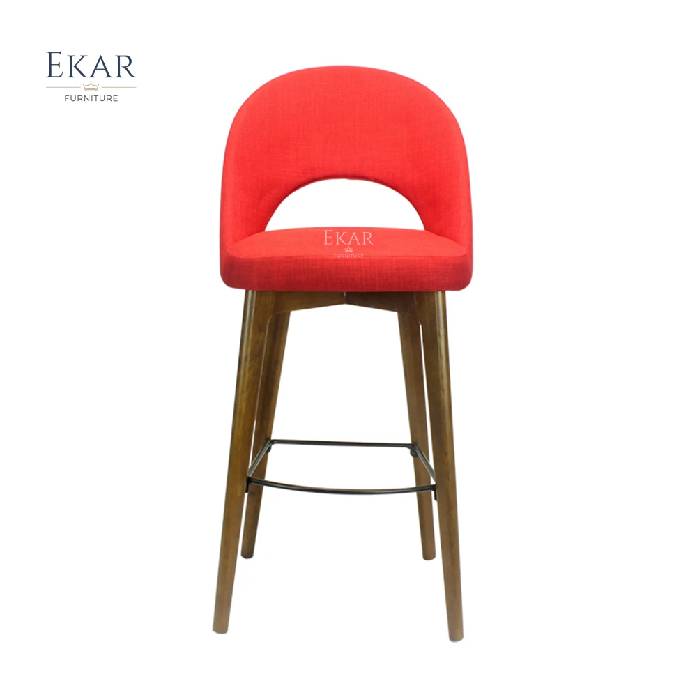 Sales Wholesales Modern Style Home Bar Restaurant Furniture Fabric Bar Chair details