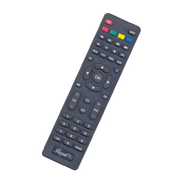 Hostrong Factory OEM ODM 45 Keys Royal Remote Control Suitable for Smart HD TV IPTV Box Set Top Box STB Support Customization