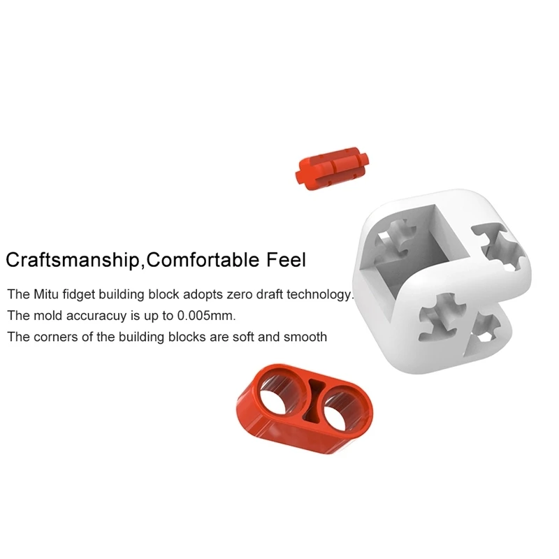 Hotsale Original Xiaomi Mitu Mini fidget cube Portable Smart Finger Building Blocks mitu cube fidget spinner popular