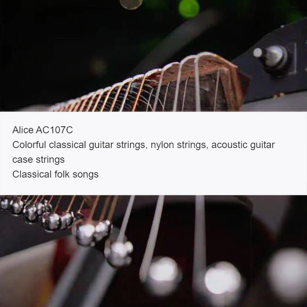 Alice A107C High Quality Coated Copper Alloy Nylon Western Guitar ...