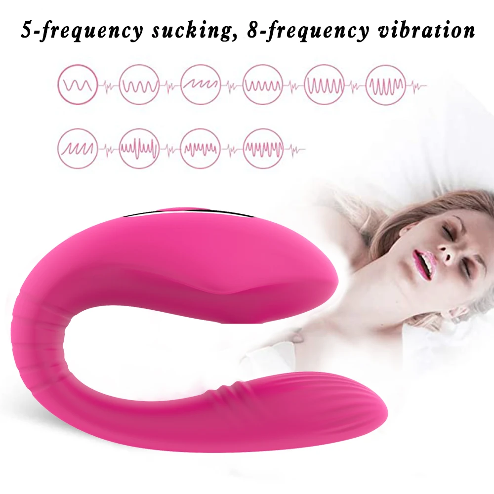 Portable Wireless Remote Control U Shape Wearable Vibrating Sex Dildo Egg Vibrator OEM Clitoral Sucking Couple Vibrator Sex Toy