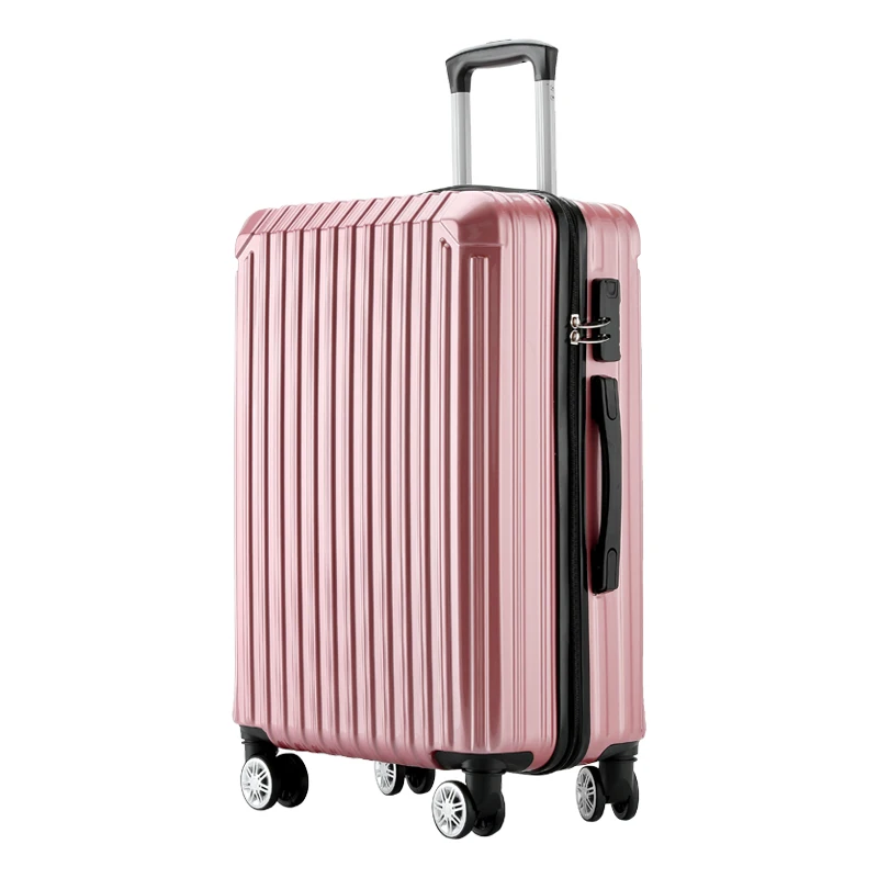 New Stock Of Hot selling 40 Inch Vintage Suitcase Suitcases Travel For Kids Abs Pc Luggage With Zipper Alibaba