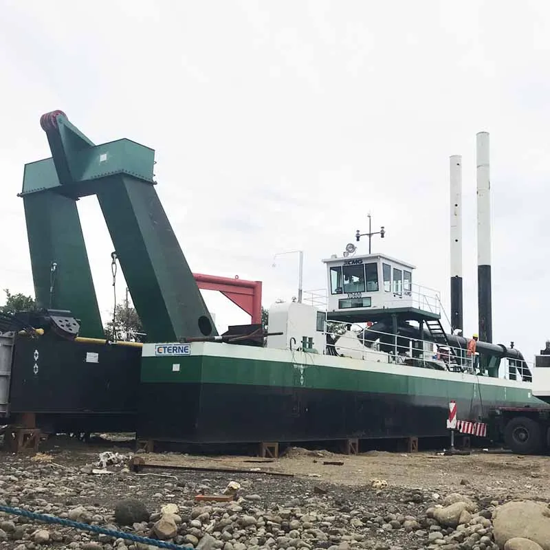 Motor Engine-Sand Pump Hopper Trailing Suction Hopper Bucket Backhoe Suction Cutter Dredger Machine River Ship Vessel Boat