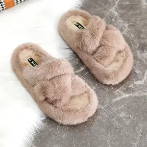A-5 Women's Autumn Winter New Trendy Comfy Platform for Slippers Outdoor Anti-Slip Shoes with Soft and Breathable Features