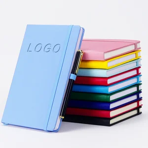 Hot Sale New Simple Solid Color A5/B5 Optional Multi-color Notebook Thick Paper Wireless Binding
