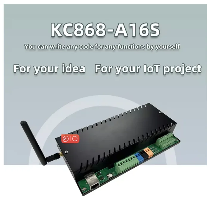 Kc868a16s Esp32 Wifi RS232 USB Ethernet Relay Module ADC DAC RF 433M Temperature Smart Home Automation MQTT
